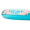 Funsicle 65" Round Pink & Blue Palm Island Float Round Inflatable Pool & Water Lounge